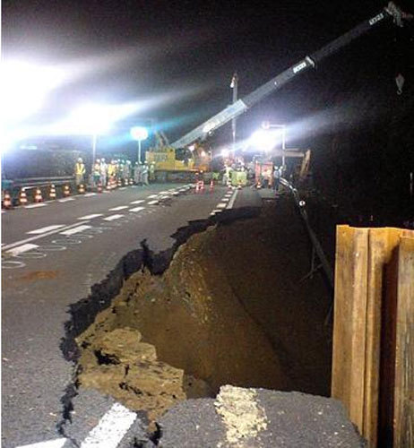 静岡県中西部・駿河湾地震災害状況
