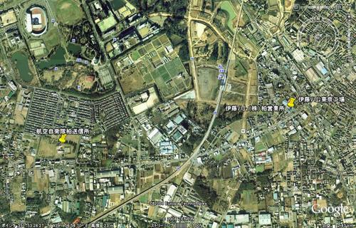 旧軍事施設と伊藤ハム東京工場との位置関係